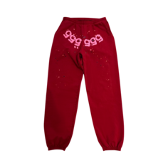 Спортивные брюки Sp5der Number 555s &apos;Red&apos;, красный