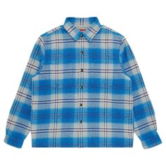 Рубашка Supreme Lined Flannel Snap &apos;Blue&apos;, синий