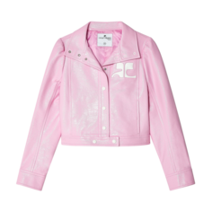 Куртка Courrèges Vinyl Reedition &apos;Rose&apos;, розовый Courreges