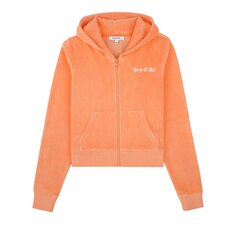 Худи Sporty &amp; Rich Italic Logo Embroidered Zip &apos;Peach/White&apos;, оранжевый