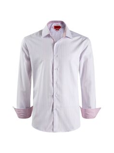 Рубашка узкого кроя в полоску Elie Balleh, цвет White Multi