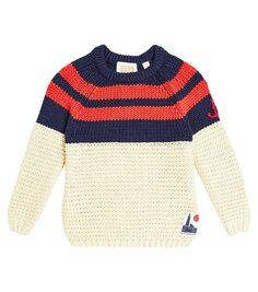 Хлопковый свитер с цветными блоками Scotch &amp; Soda, мультиколор