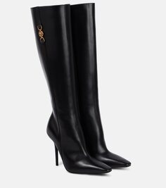 Кожаные ботинки medusa &apos;95 Versace, черный