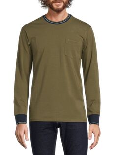 Футболка с круглым вырезом и логотипом Ringer Ben Sherman, цвет Olive