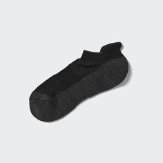 Спортивные короткие носки с ворсовой подкладкой UNIQLO, черный