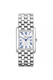 Прямоугольные женские классические аналоговые часы из нержавеющей стали - 71007 Accurist, белый