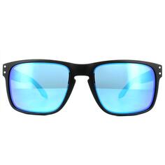 Прямоугольные матово-черные поляризованные солнцезащитные очки Prizm с сапфировым стеклом Oakley, черный