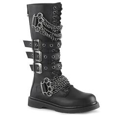 Ботинки Demonia Bolt 450 в готическом стиле из веганской кожи, черный