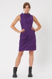 Платье из тафты без рукавов James Lakeland, фиолетовый