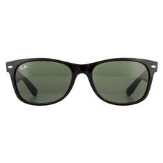 Прямоугольные черепахово-зеленые солнцезащитные очки Ray-Ban, коричневый