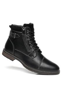 Ботинки Smart Work в офисном стиле на молнии Smart Chukka с шнуровкой и молнией TOP STAKA SHOES, черный