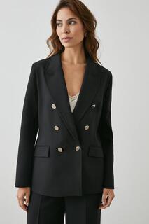 Черный удлиненный пиджак премиум-класса Debenhams, черный