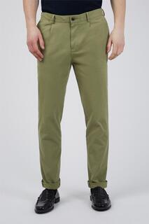 Узкие брюки чинос со складками спереди Hammond &amp; Co, зеленый