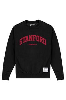Черный свитшот с надписью Stanford University, черный