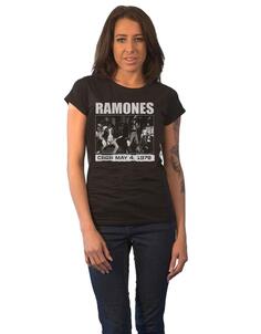 Футболка скинни CBGB 1978 года Ramones, черный
