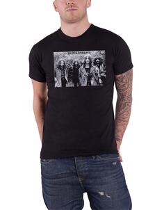 Групповой снимок, винтажная футболка Black Sabbath, черный