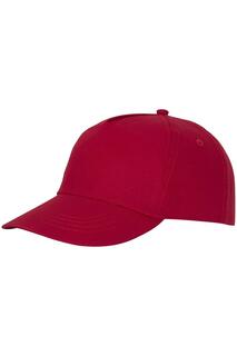 Бейсбольная кепка Feniks с 5 панелями Bullet, красный