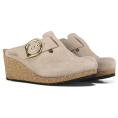 Женские сабо на танкетке Fanny от Papillio Birkenstock, цвет warm sand