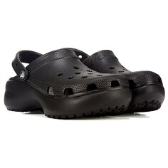 Женские классические сабо на платформе Crocs, черный