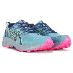 Женские кроссовки для бега по пересеченной местности GEL-Venture 9 среднего/широкого размера Asics, синий