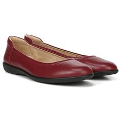 Женские гибкие туфли на плоской подошве среднего/широкого размера Naturalizer, красный