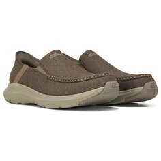 Мужские слипоны Ralven Moc Toe Wide Slip On Skechers, коричневый