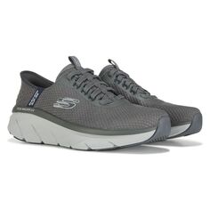 Мужские слипоны D&apos;Lux Walker 2.0 Wide Sneaker Skechers, серый