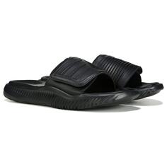 Мужские сандалии с регулируемыми шлепанцами Alphabounce 2.0 Adidas, черный