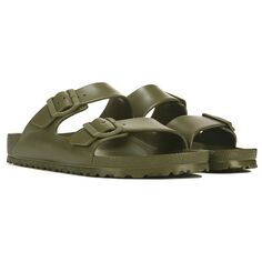 Мужские сандалии Essentials Arizona со стелькой Birkenstock, зеленый