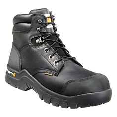 Мужские водонепроницаемые рабочие ботинки Rugged Flex средней/широкой ширины 6 дюймов Carhartt, черный