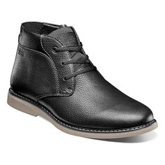 Мужские ботинки чукка с простым носком средней/широкой/X-шириной Nunn Bush, черный
