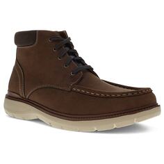 Мужские ботинки Rowan Moc Toe на шнуровке Dockers, цвет dark tan