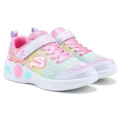 Детские кроссовки с подсветкой Princess Wishes Little/Big Kid Skechers, мультиколор