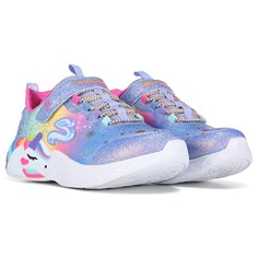 Детские кроссовки с подсветкой Unicorn Dreams Little/Big Kid Skechers, синий