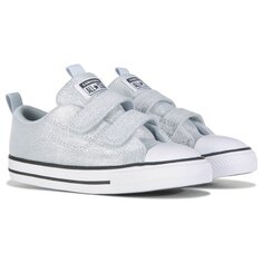 Детские низкие кеды Chuck Taylor All Star 2V для малышей Converse, серебряный