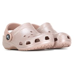 Классические детские сабо Littles Crocs, розовый