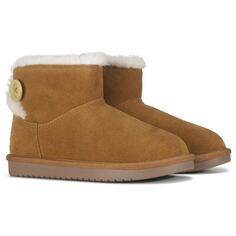 Детские короткие ботинки Nalie Mini на пуговицах Little/Big Kid Koolaburra By Ugg, каштановый