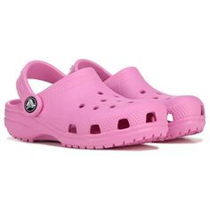 Детские классические сабо для малышей Crocs, цвет taffy pink