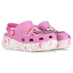 Детские классические сабо на платформе Cutie Little/Big Kid Crocs, цвет barbie pink