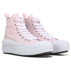 Детские высокие кеды Chuck Taylor All Star Move Big Kid Converse, розовый