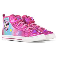 Детские высокие кроссовки «Минни Маус» для малышей/маленьких детей Minnie Mouse, розовый