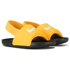 Детские сандалии-шлепанцы Kawa для малышей/малышей Nike, желтый