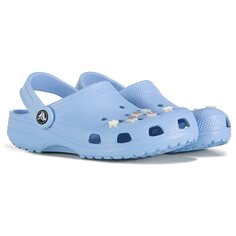 Детские классические сабо со звездами и луной Little/Big Kid Crocs, синий