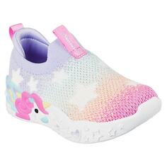 Детские слипоны Unicorn Charmer для малышей/маленьких детей Skechers, мультиколор