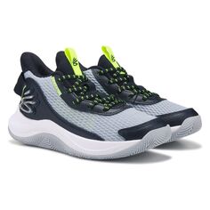 Детские баскетбольные кроссовки Curry 3Z7 Big Kid Under Armour, серый