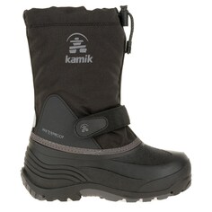Детские водонепроницаемые зимние ботинки Waterbug 5 для маленьких/больших детей Kamik, черный