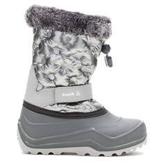 Детские водонепроницаемые зимние ботинки Penny 3 для малышей/маленьких детей Kamik, серебряный
