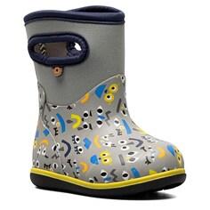 Детские классические водонепроницаемые зимние ботинки для малышей Bogs, мультиколор