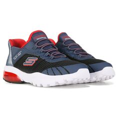 Детские слипоны Razor Flex Air Sneaker Little/Big Kid Skechers, синий