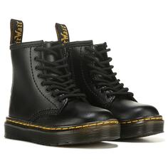 Детские ботинки Zavala на шнуровке для малышей Dr. Martens, черный